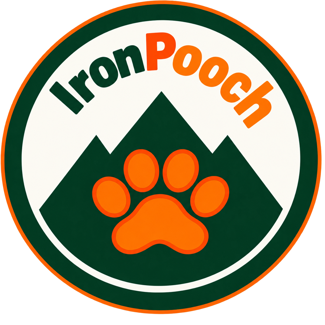 IronPooch badge logo
